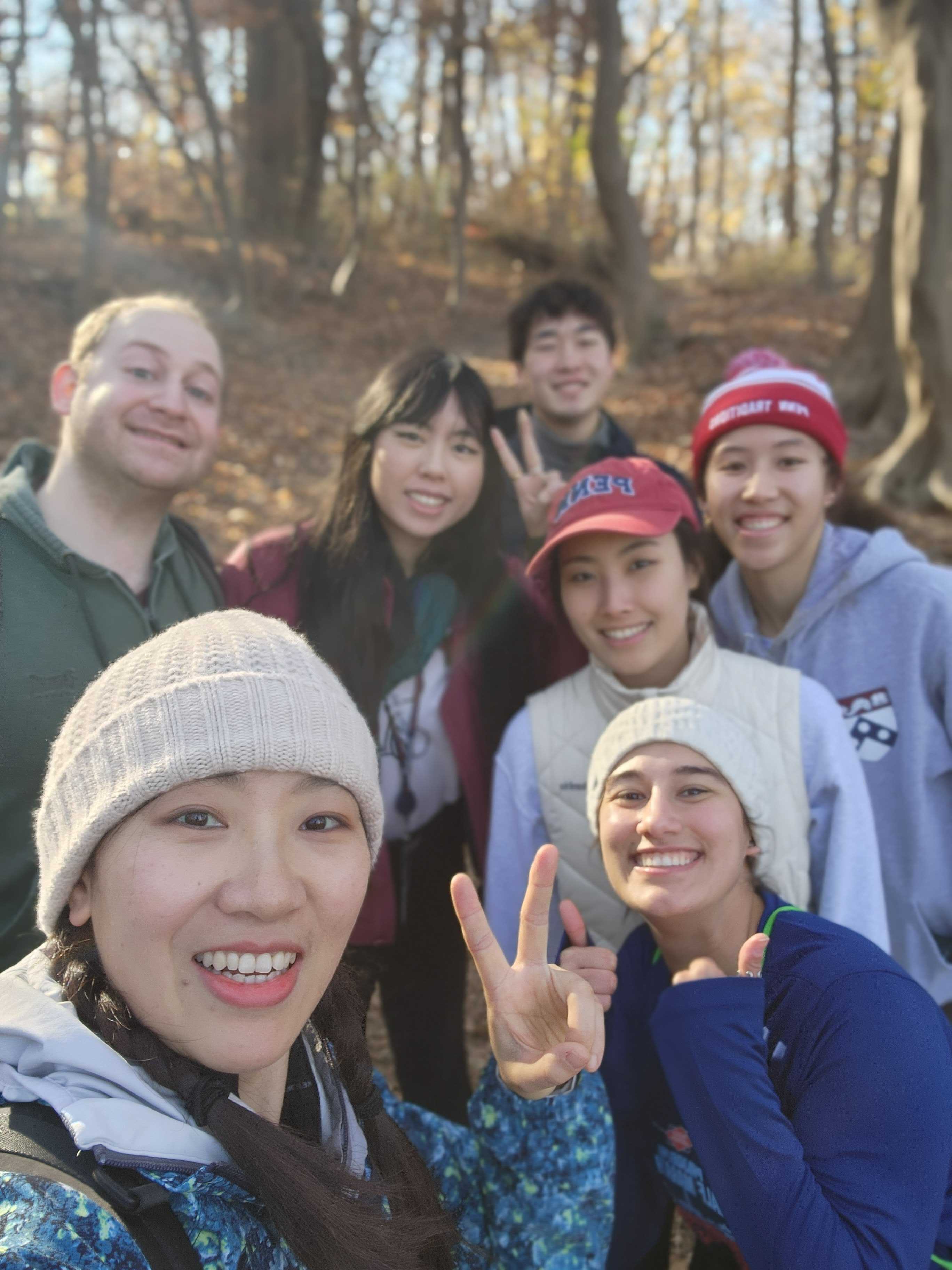 The lab visits Wissahickon!